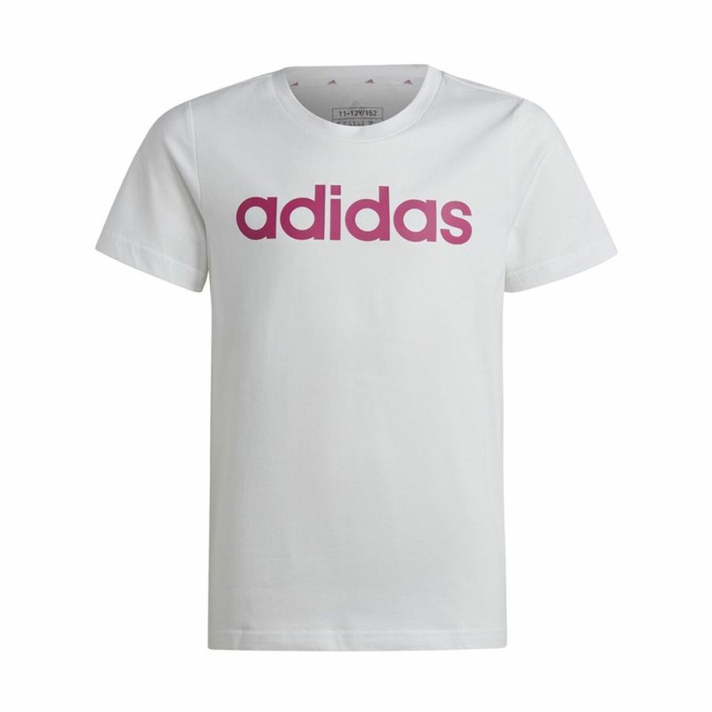 Kurzarm-T-Shirt für Kinder Adidas Essentials Weiß