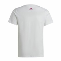 T shirt à manches courtes Enfant Adidas Essentials Blanc