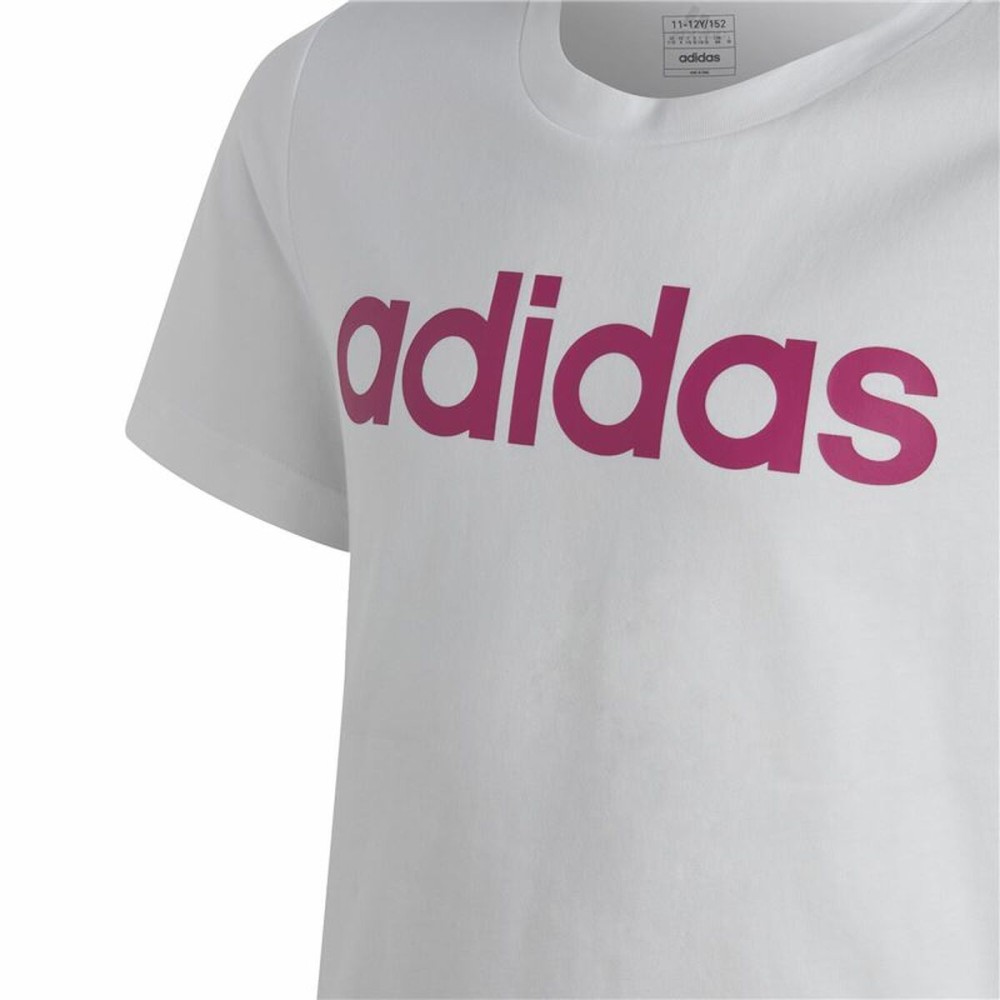 Kurzarm-T-Shirt für Kinder Adidas Essentials Weiß