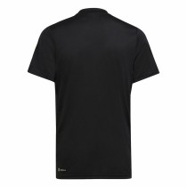 T-shirt à manches courtes enfant Adidas Essentials 3S Noir