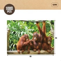 Puzzle Colorbaby Orangutan 6 Stück 68 x 50 x 0,1 cm