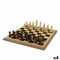 Jeu d'Échecs Colorbaby Bois (4 Unités)