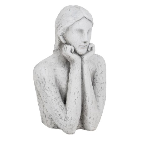 Bust Clay Lady 35,5 x 27 x 55 cm