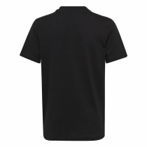 Kurzarm-T-Shirt für Kinder Adidas Big Logo Schwarz