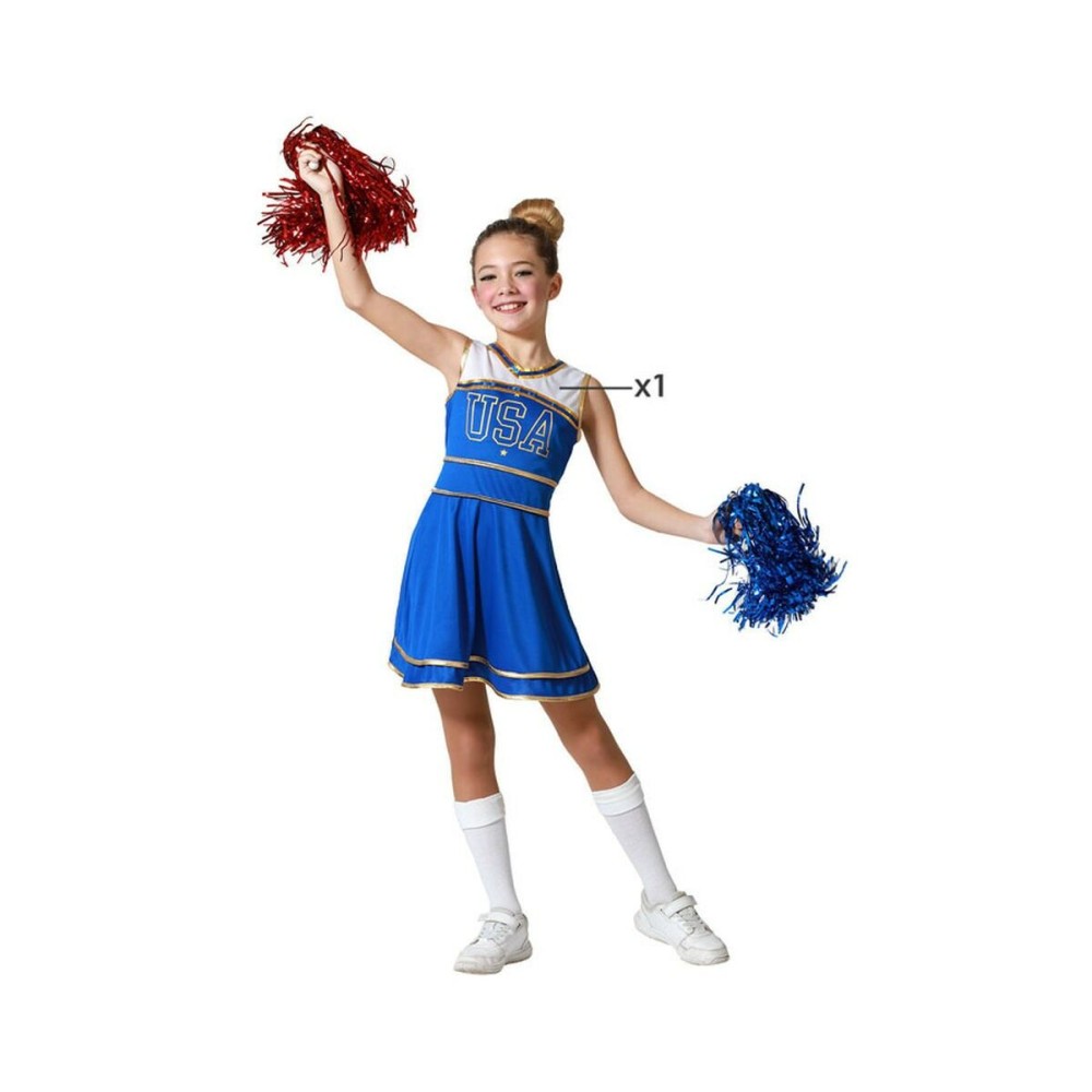 Déguisement pour Enfants Bleu Pom-pom girl