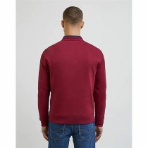 Men’s Sweatshirt without Hood Lee Plain Crew Brown