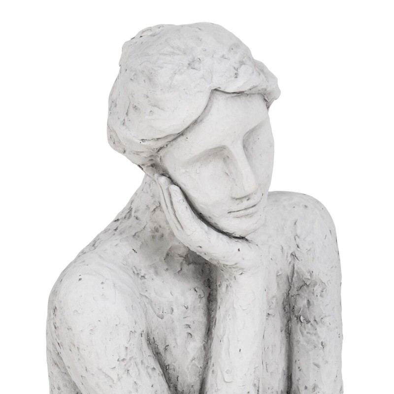 Buste Argile Femme 35 x 28 x 54 cm