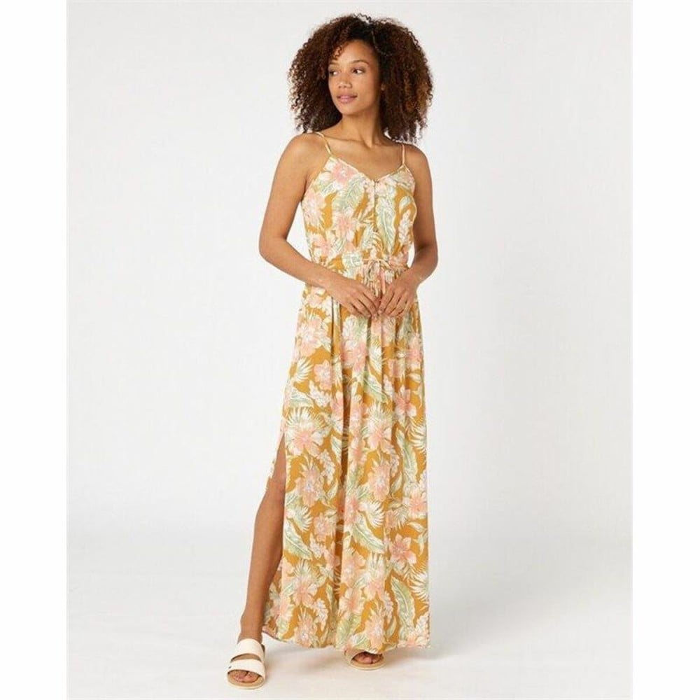 Kleid Rip Curl Always Summer Gelb Koralle