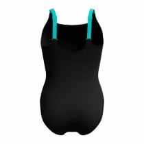 Damen Badeanzug Speedo Shaping Solid Splice Schwarz