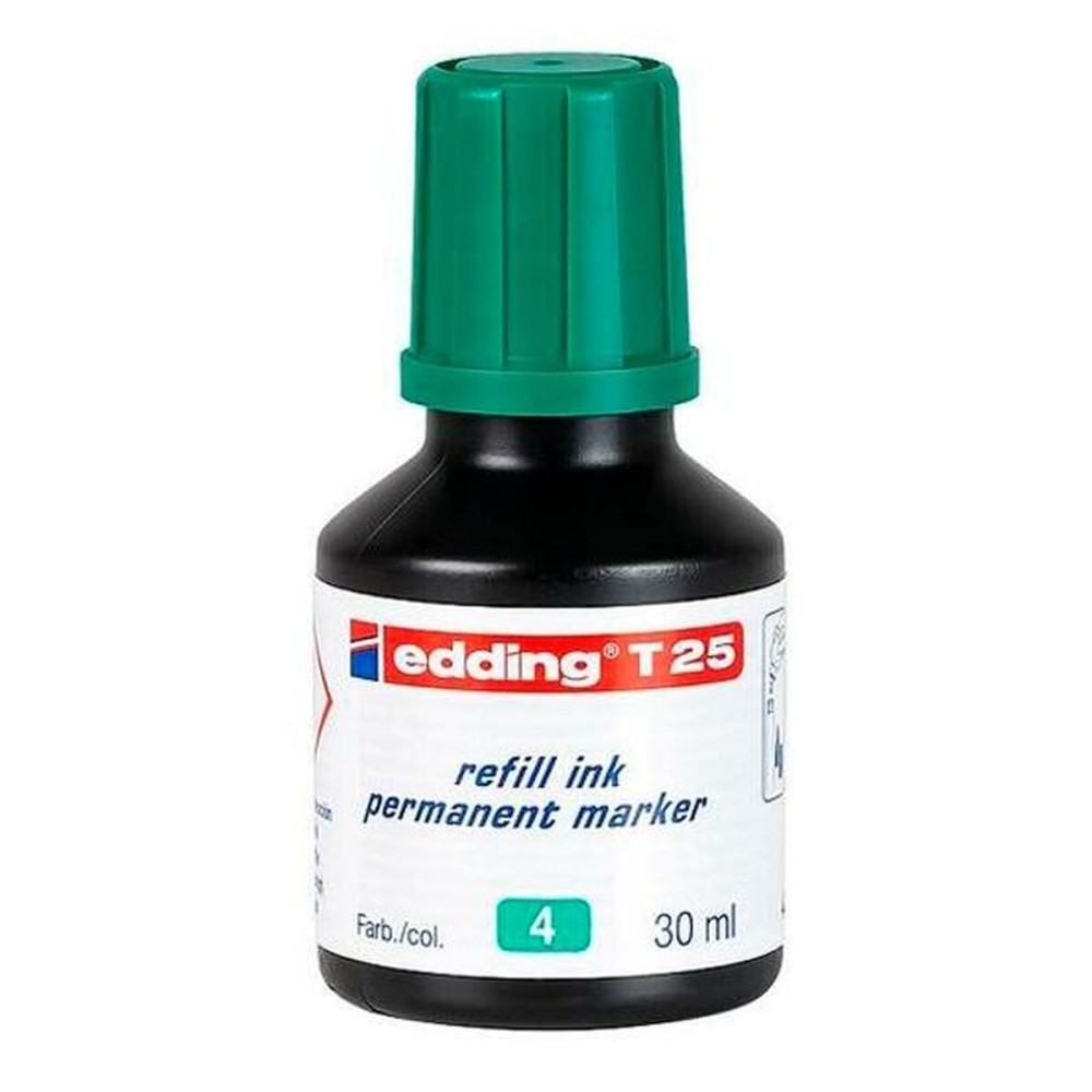 Nachfüllungstinte Edding T25 Dauermarker grün 30 ml (10 Stück)