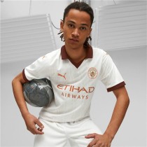 Maillot de Football à Manches Courtes pour Homme Puma Manchester City Away Blanc
