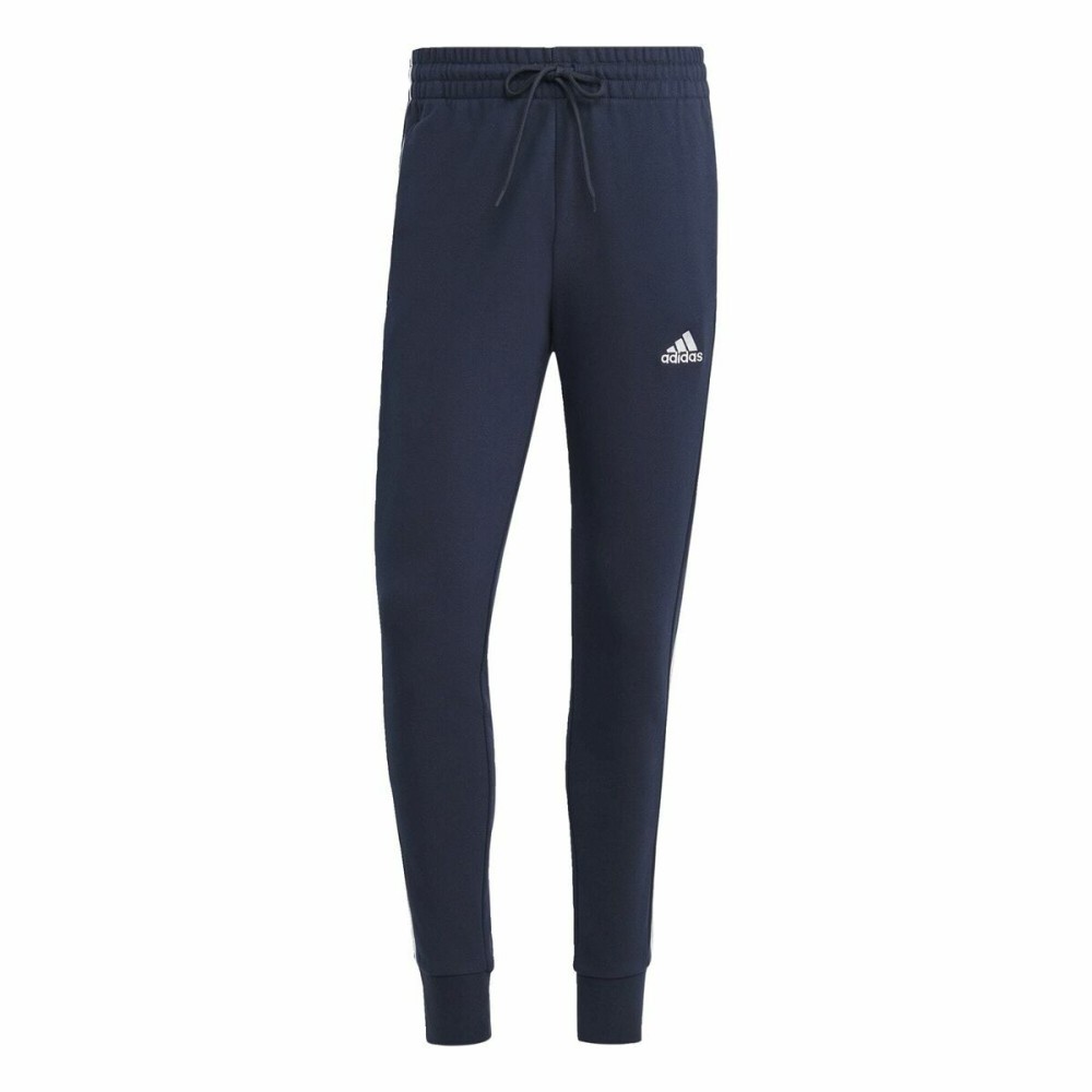 Lange Sporthose Adidas M 3S Ft Tc Schwarz Dunkelblau Herren
