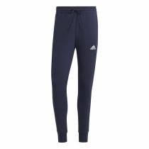 Lange Sporthose Adidas M 3S Ft Tc Schwarz Dunkelblau Herren
