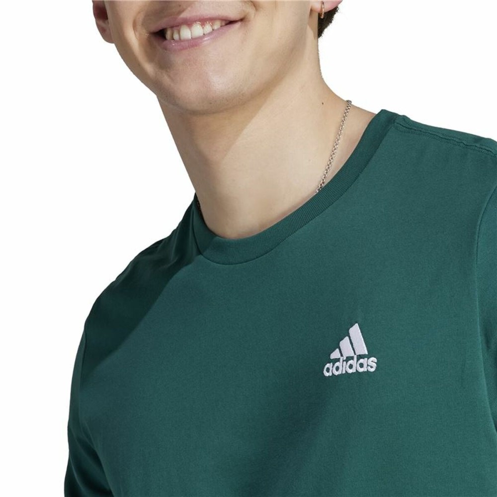 Herren Kurzarm-T-Shirt Adidas Sl Sj grün