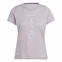Men’s Short Sleeve T-Shirt Adidas Terrex Agravic Lilac