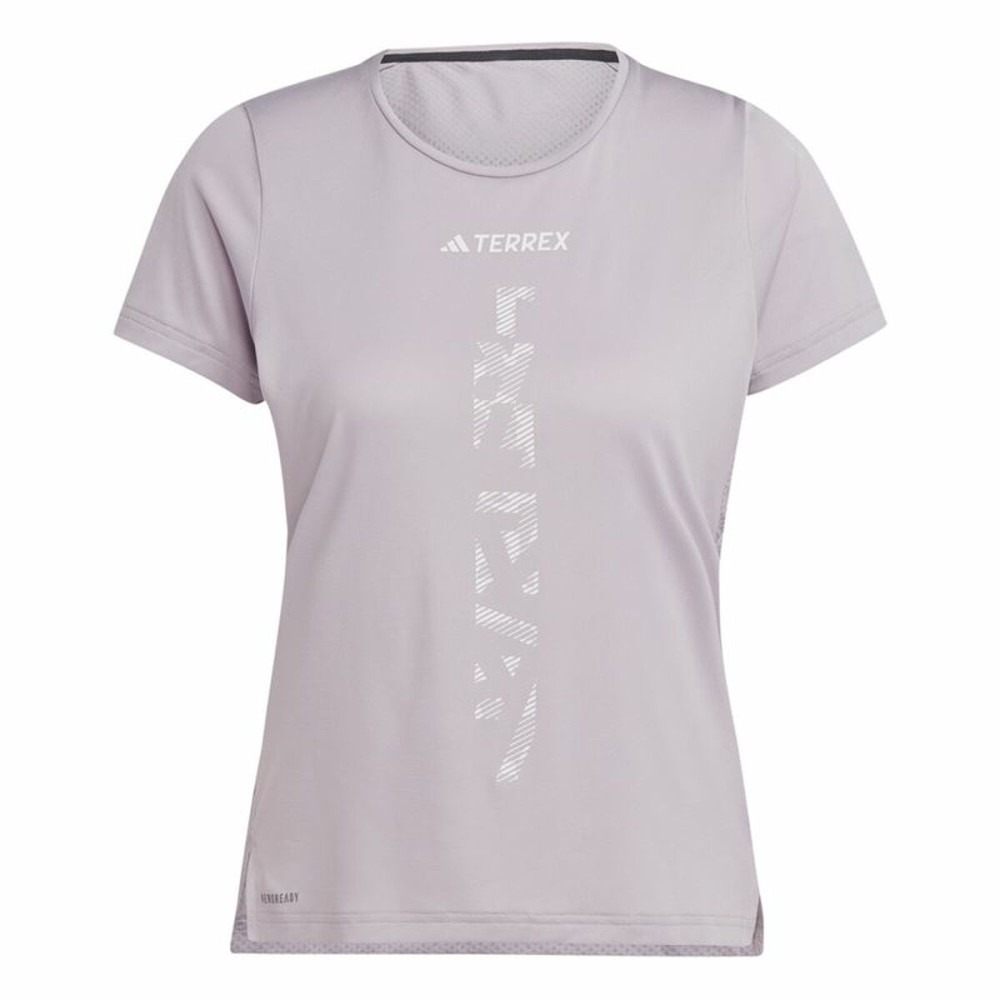 Men’s Short Sleeve T-Shirt Adidas Terrex Agravic Lilac