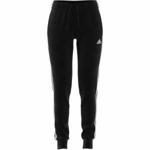 Lange Sporthose Adidas 3S Fl C Pt Schwarz Damen