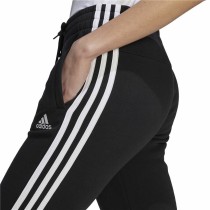 Lange Sporthose Adidas 3S Fl C Pt Schwarz Damen