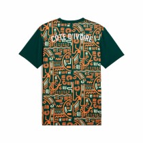 Maillot de Football à Manches Courtes pour Homme Puma Cote d'Ivore Prematch Ss Vert