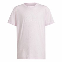 Kurzarm-T-Shirt für Kinder Adidas G Fi Bl Rosa