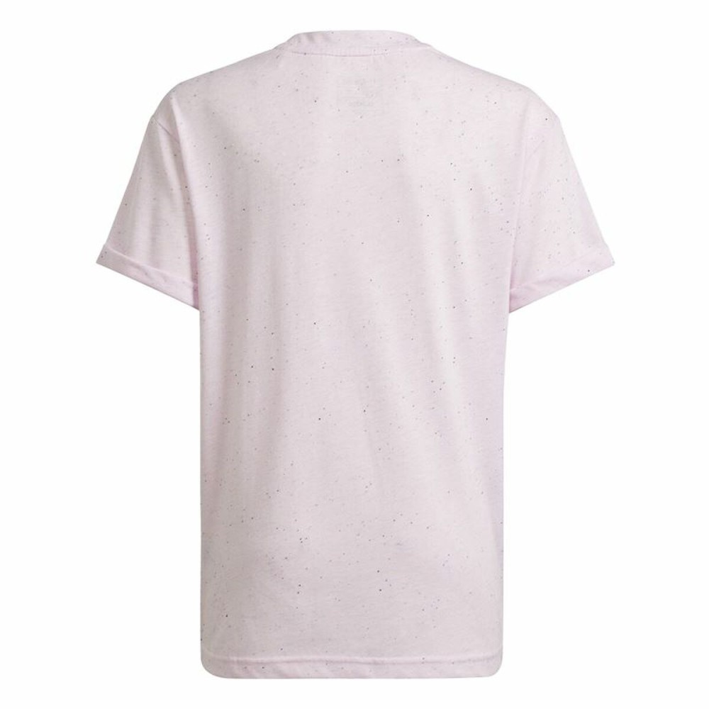 Kurzarm-T-Shirt für Kinder Adidas G Fi Bl Rosa