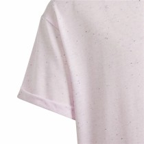 Kurzarm-T-Shirt für Kinder Adidas G Fi Bl Rosa