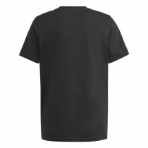 Kurzarm-T-Shirt für Kinder Adidas Animal Schwarz