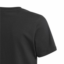Child's Short Sleeve T-Shirt Adidas Animal Black