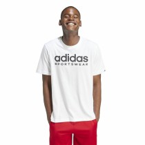 Herren Kurzarm-T-Shirt Adidas Spw Weiß