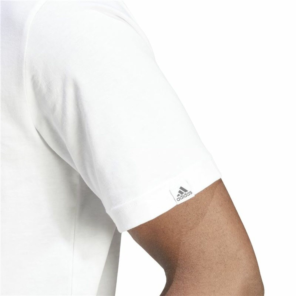 Herren Kurzarm-T-Shirt Adidas Spw Weiß
