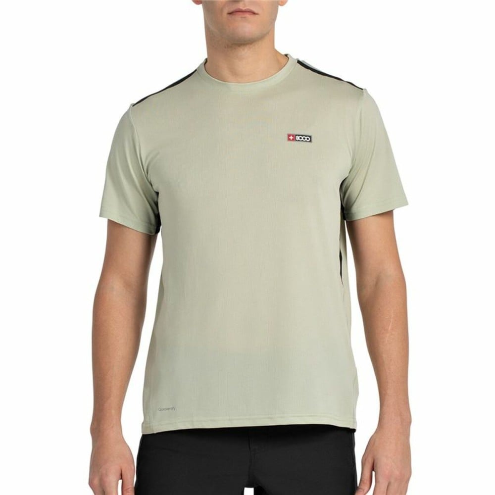 Maillot de Corps de Sport à Manches Coupe +8000 Turqui Gris clair