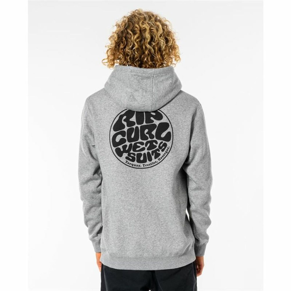 Sweat à capuche homme Rip Curl Wetsuit Icon Gris
