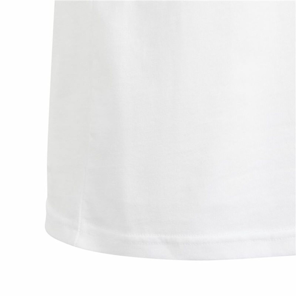 Kurzarm-T-Shirt für Kinder Adidas G Animal Weiß
