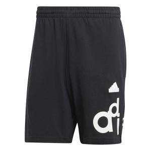 Sport Shorts Adidas Bl Short Q1 Graphic Schwarz