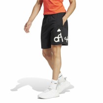 Sport Shorts Adidas Bl Short Q1 Graphic Schwarz