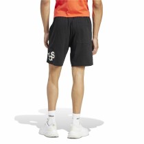 Sport Shorts Adidas Bl Short Q1 Graphic Schwarz