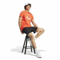 Sport Shorts Adidas Bl Short Q1 Graphic Schwarz
