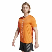 Herren Kurzarm-T-Shirt Adidas Agravic Terrex Orange