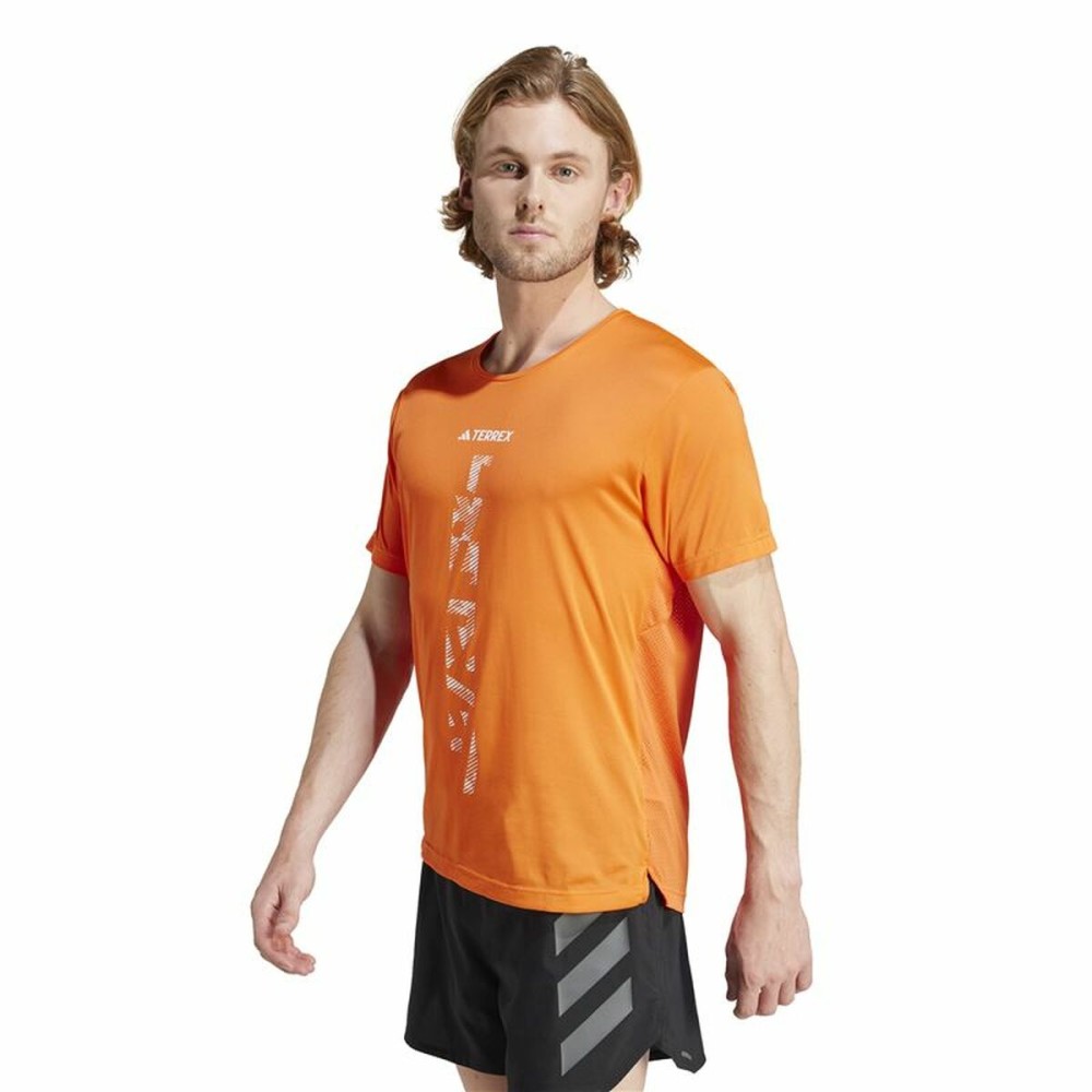Herren Kurzarm-T-Shirt Adidas Agravic Terrex Orange