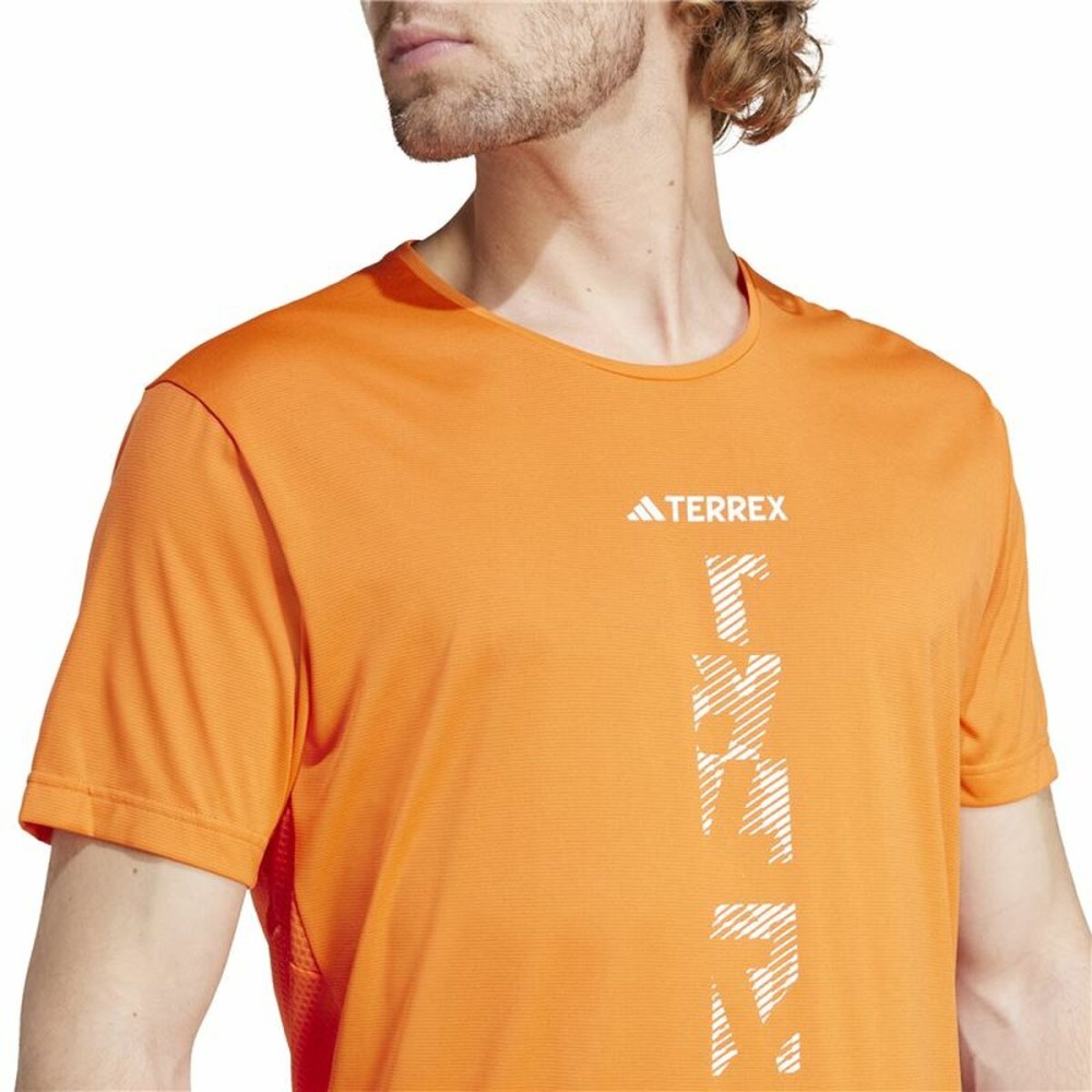 Herren Kurzarm-T-Shirt Adidas Agravic Terrex Orange