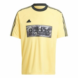 Herren Kurzarm-T-Shirt Adidas Tiro Aop Gelb