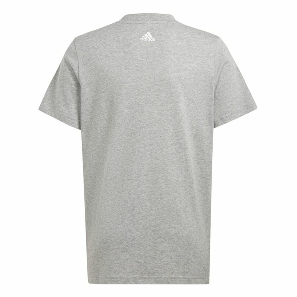 Kurzarm-T-Shirt Adidas Big Logo 2 Grau