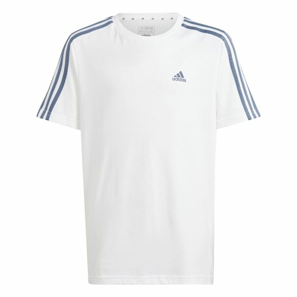 Kurzarm-T-Shirt für Kinder Adidas Essentials Weiß