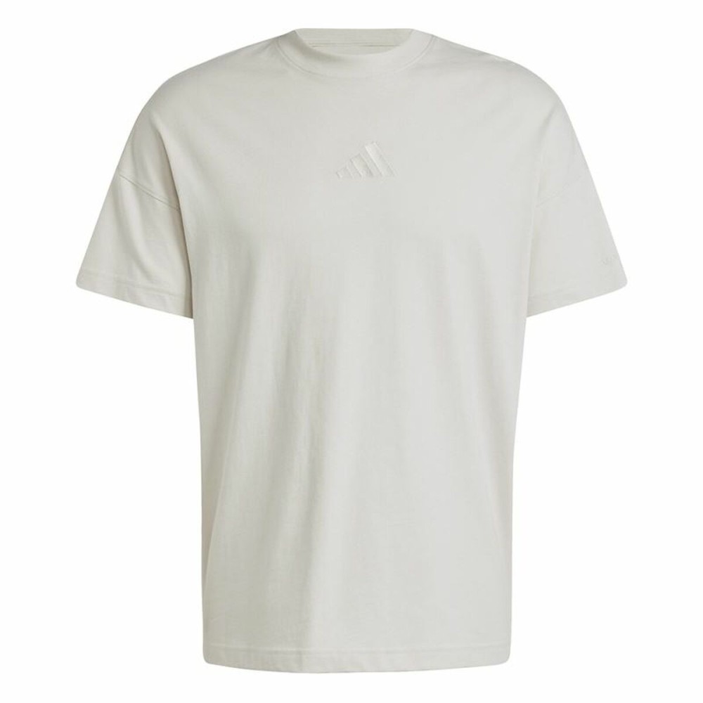 Men’s Short Sleeve T-Shirt Adidas All Szn White Beige