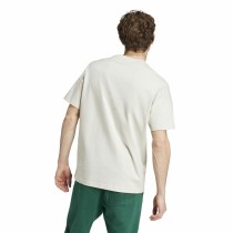 Herren Kurzarm-T-Shirt Adidas All Szn Weiß Beige
