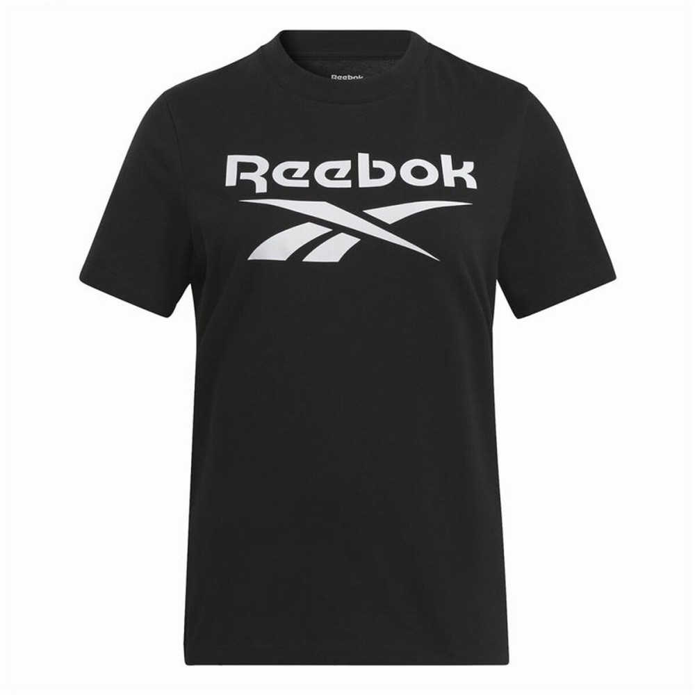 T-shirt à manches courtes femme Reebok Identity Big Logo Noir