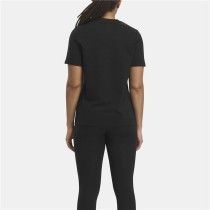 Women’s Short Sleeve T-Shirt Reebok Identity Big Logo Black