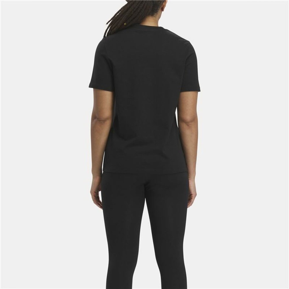 Women’s Short Sleeve T-Shirt Reebok Identity Big Logo Black