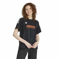 Damen Kurzarm-T-Shirt Adidas Tiro Cut Schwarz
