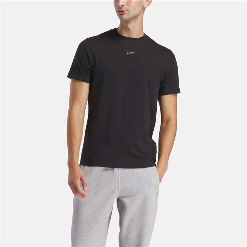 Men’s Short Sleeve T-Shirt Reebok Reebok Athlete Tee Black